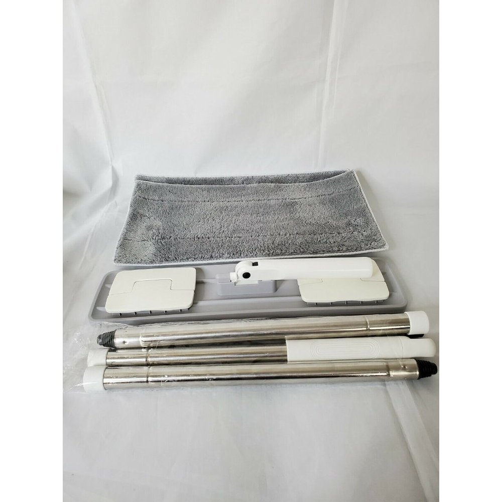 EZ SPARES Hardwood Floor Mop with 2 Washable Pads - Picture 4 of 8